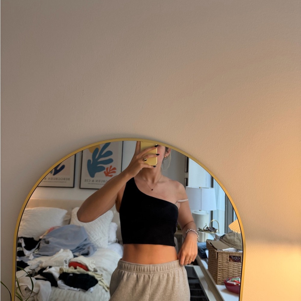 Babaton Black One-Shoulder Top